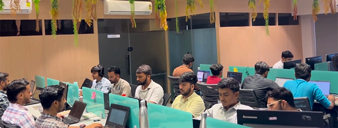 Virtual Coders office team